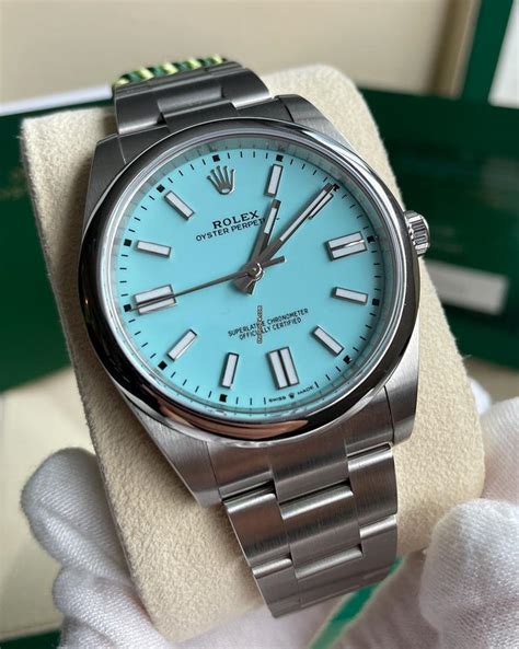 rolex oyster perpetual day date tiffany & co|Rolex Oyster Perpetual 41 blue.